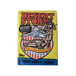 1991 Topps Desert Storm Victory Series Trading Cards - Pack of 8 Cards